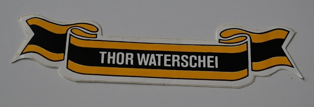 Sticker / Thor Waterschei, Ophalen of Verzenden, Zo goed als nieuw, Poster, Plaatje of Sticker