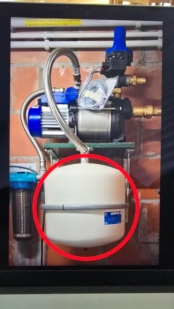 Vase d’expension 25L / 4 bar, Enlèvement