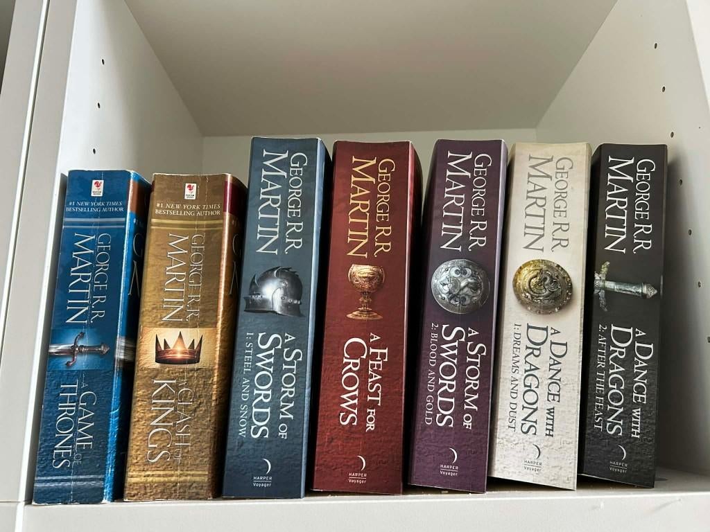 tous les livres en angl Game of Thrones -uniquement en 1 lot, Livres, Enlèvement ou Envoi