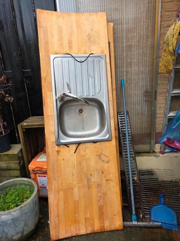 Évier de cuisine en inox, Maison & Meubles, Gris, Moins de 25 cm, Moins de 100 cm, Enlèvement