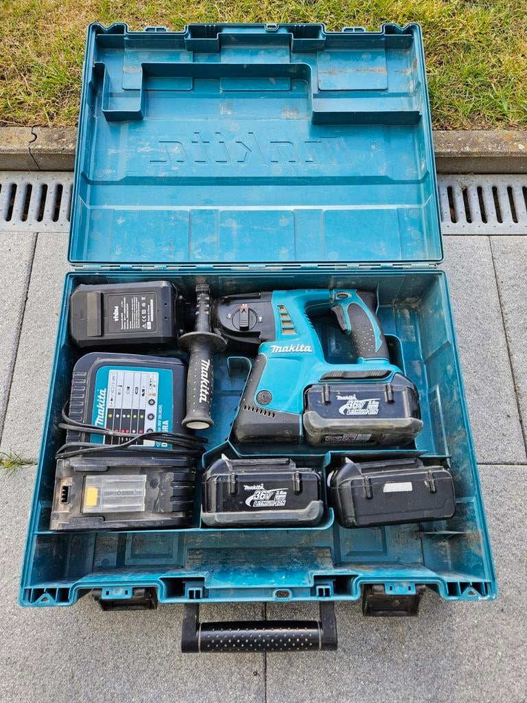 Makita klopboormachine BHR261T van 36v, Ophalen