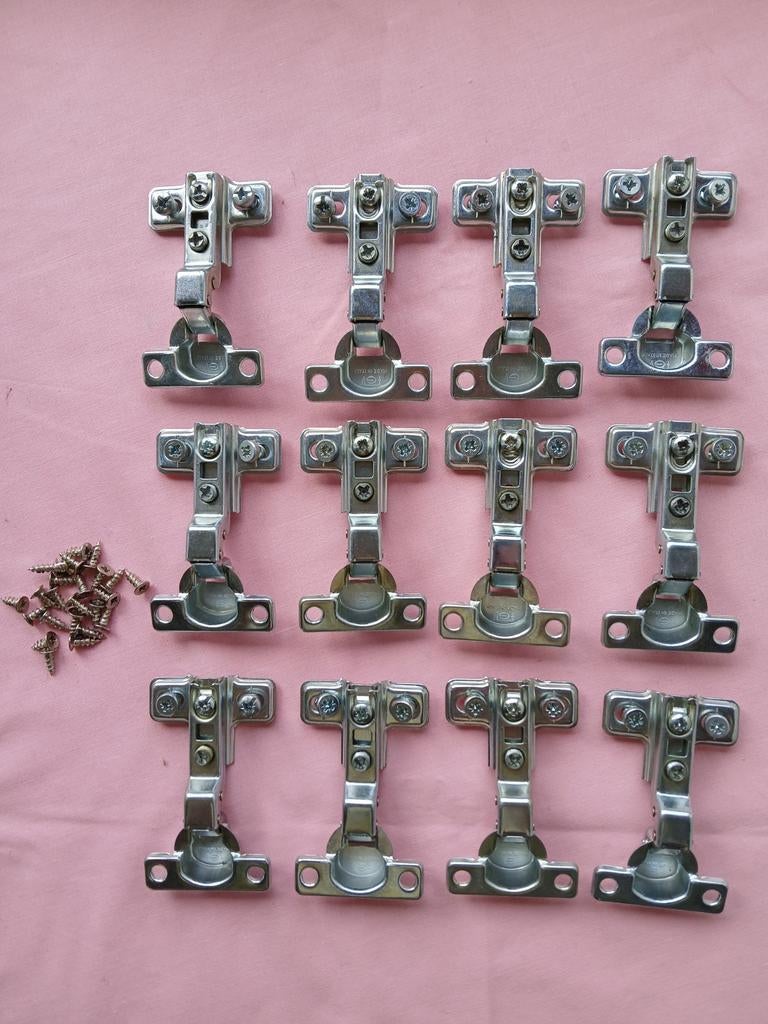 Onzichtbare scharnieren, Ophalen, Schroeven, Inox