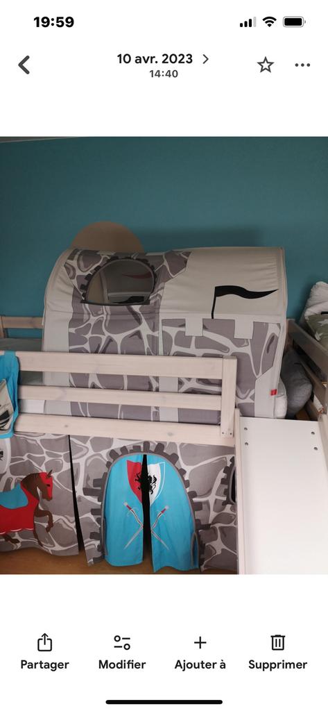 Lit cabane ‼️sans le matelas ‼️, Enlèvement, Utilisé