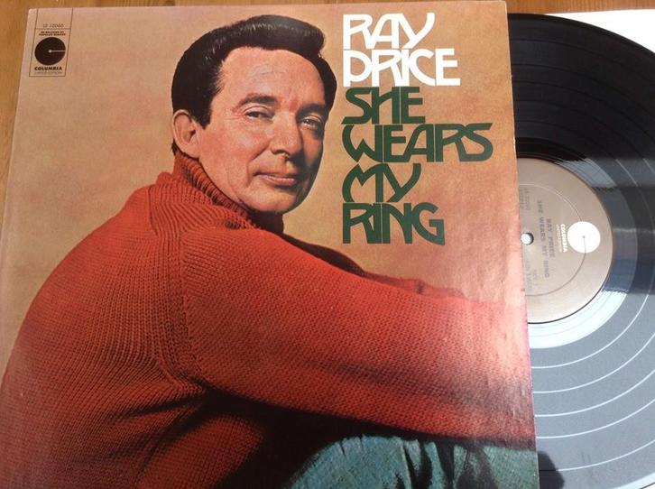 LP Ray Price “She wears my ring”, Cd's en Dvd's, Vinyl | Country en Western, Gebruikt, 12 inch, Ophalen of Verzenden