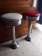 2 retro Bel Air barkrukken vloermodel mancafe diner., Ophalen of Verzenden