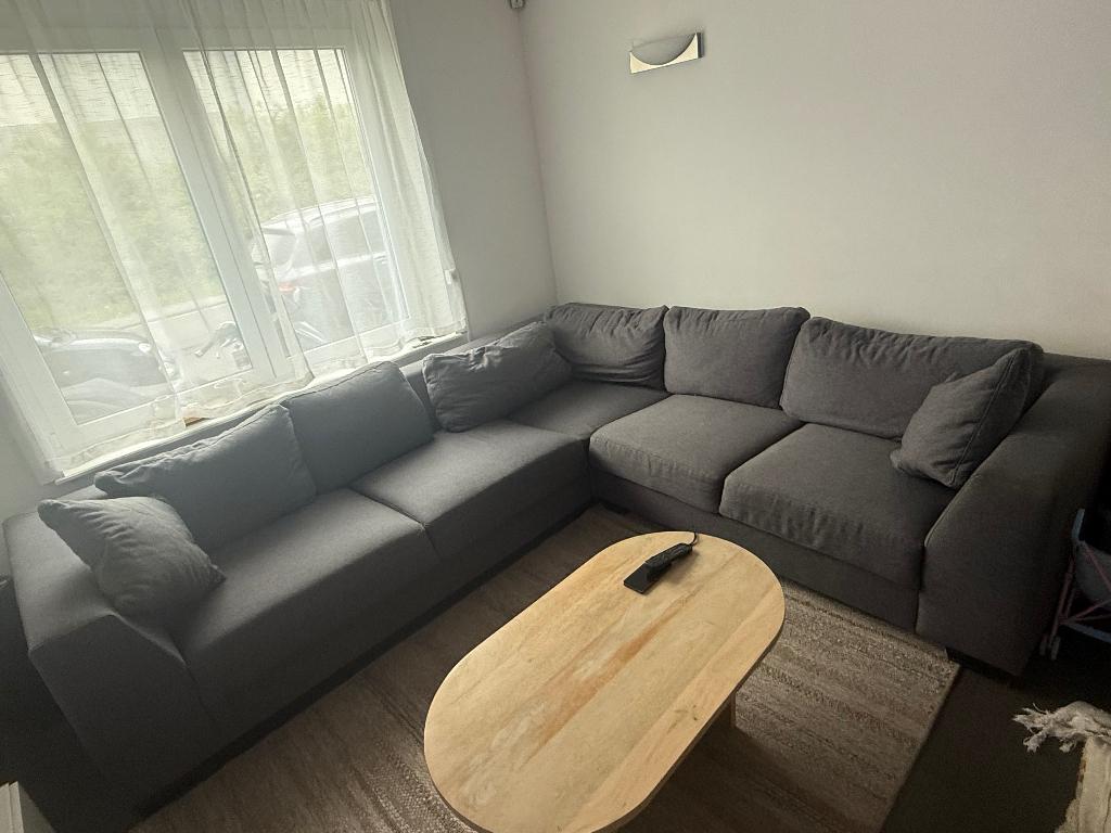 Canapé d’angle gris, Maison & Meubles, Canapés | Salons, 100 à 125 cm, 250 à 300 cm, Banc d'angle, Quatre personnes ou plus