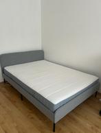 Lit IKEA 140x200, Gris, Enlèvement, 200 cm, Bois