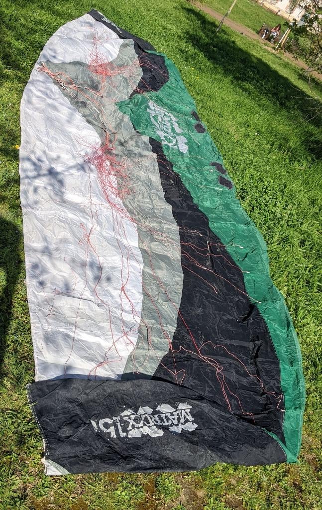 HQ Matrixx 15m² kite (vergelijkbaar met Flysurfer), Watersport en Boten, Kitesurfen, Verzenden, Gebruikt, 15 m², Kite