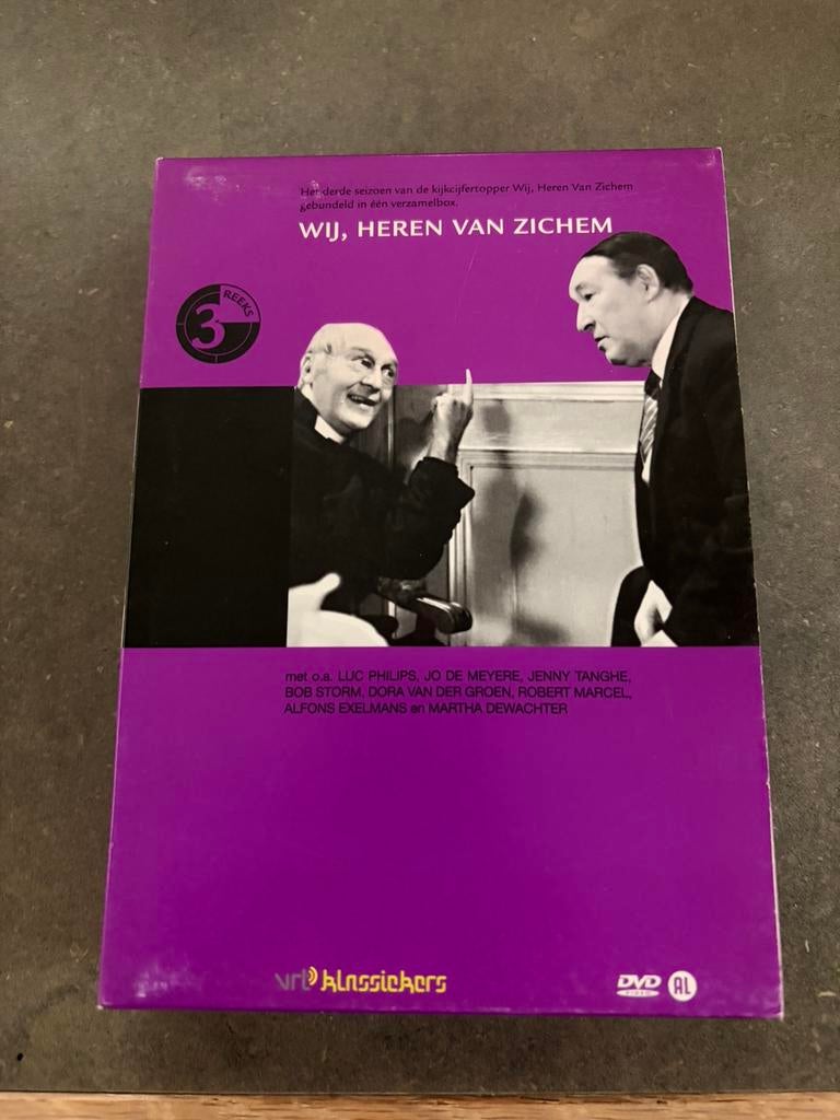 DVD box Wij Heren van Zichem - Reeks 3, CD & DVD, DVD | TV & Séries télévisées, Enlèvement ou Envoi, Coffret, Comme neuf, Comédie