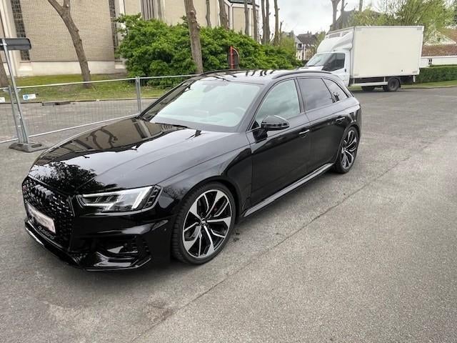 AUDI RS4  LICHTE VRACHT, Auto's, Audi, Automaat, Zwart, Leder, Break