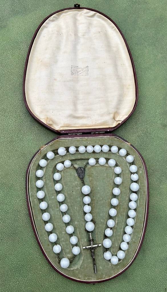 Chapelet - années 1920-joaillerie "El Trust Joyero Relojero", Antiquités & Art, Enlèvement ou Envoi