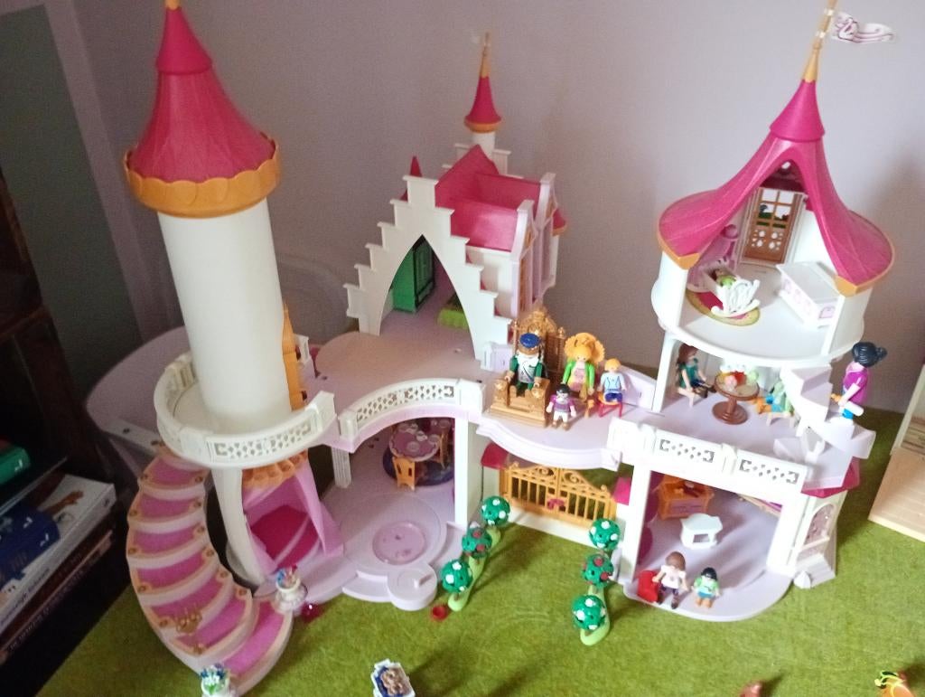 Playmobil prinses kasteel en extra's, Ophalen of Verzenden, Gebruikt