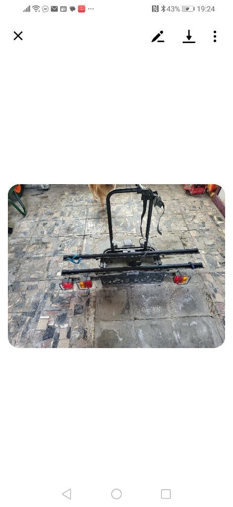 Fietsrek voor 2 fietsen, Auto diversen, Fietsendragers, Ophalen, 2 fietsen, Zo goed als nieuw, Fietsendrager-accessoire