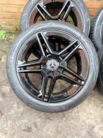 Originele Mercedes AMG pakket velgen - zwarte, Ophalen, 18 inch, Gebruikt, Banden en Velgen
