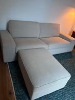 Zetel / диван IKEA met een voetenbank, Maison & Meubles, Canapés | Coins salons complets, Enlèvement, Utilisé, Tissus