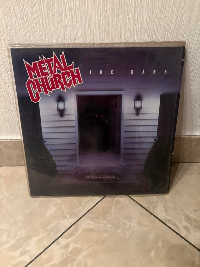 Metalen kerkvinyl, Ophalen of Verzenden, Gebruikt