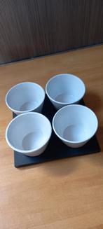 4schalen serveersetje/aperoset, Neuf, Enlèvement ou Envoi, Poterie, Autres styles