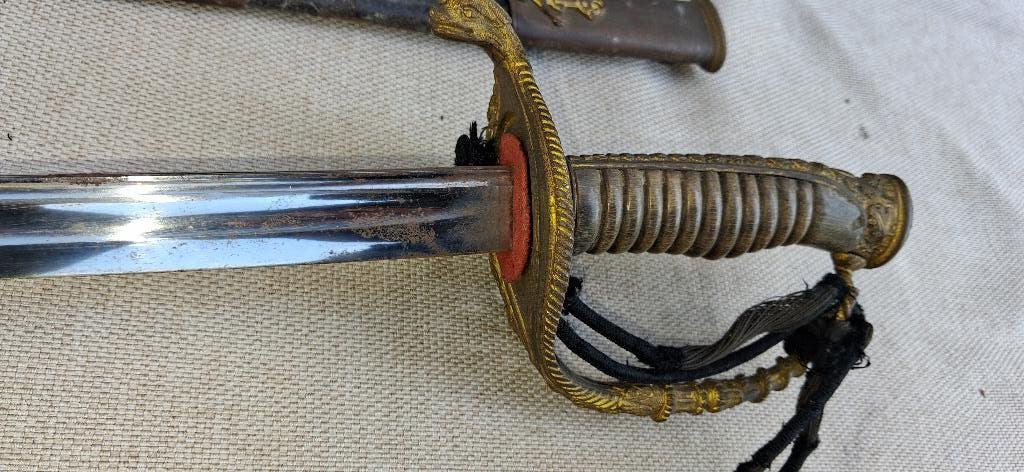 Franse sabel officier marine M1837, Verzamelen, Ophalen of Verzenden, Marine, Zwaard of Sabel