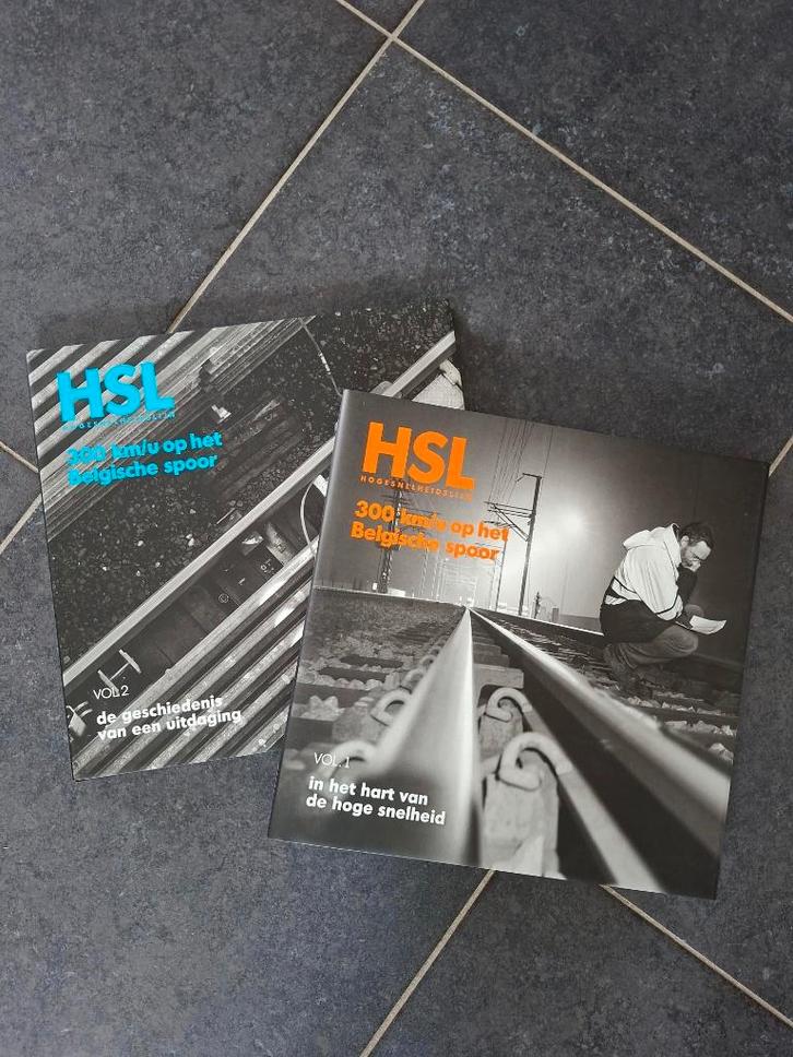 2 boeken HSL (België) + zwarte case, Boeken, Geschiedenis | Nationaal, Nieuw, 20e eeuw of later, Ophalen of Verzenden