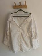 Witte blouse off shoulders Zara Woman maat XS, Kleding | Dames, Blouses en Tunieken, Ophalen of Verzenden, Zo goed als nieuw, Maat 34 (XS) of kleiner
