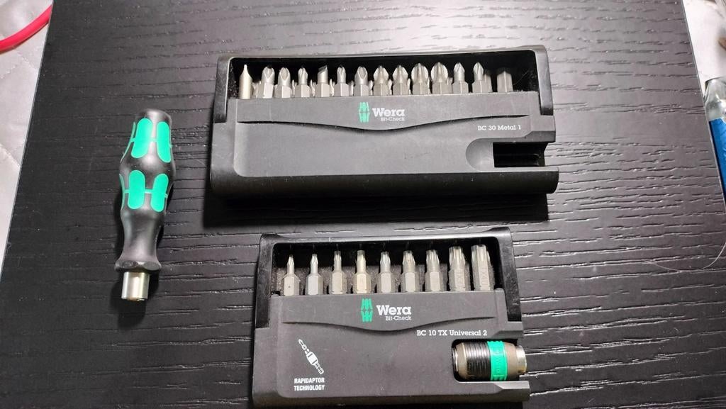 2 wera bit sleutel sets., Doe-het-zelf en Bouw, Gereedschap | Handgereedschap, Ophalen of Verzenden