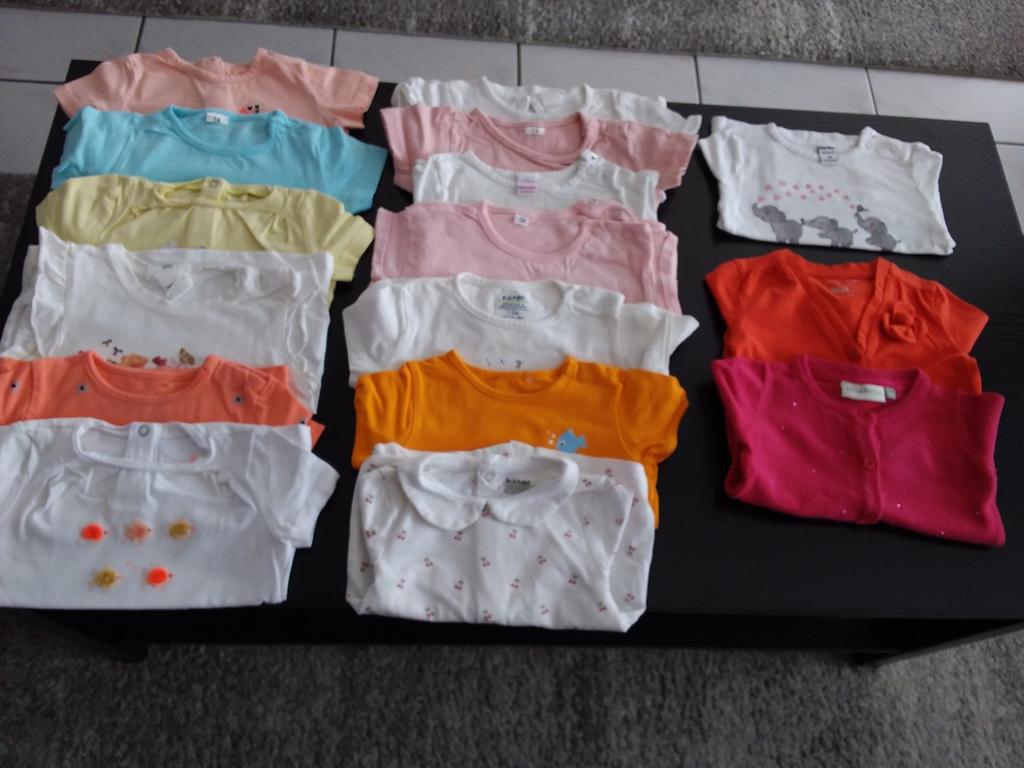 Paquet de vêtements d'été pour filles taille 74, Enlèvement, Taille 74