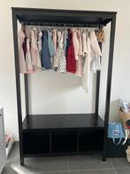 Ikea Hemnes Kledingkast kleerkast zwart/bruin, Ophalen, Gebruikt, Landelijk modern, 100 tot 150 cm