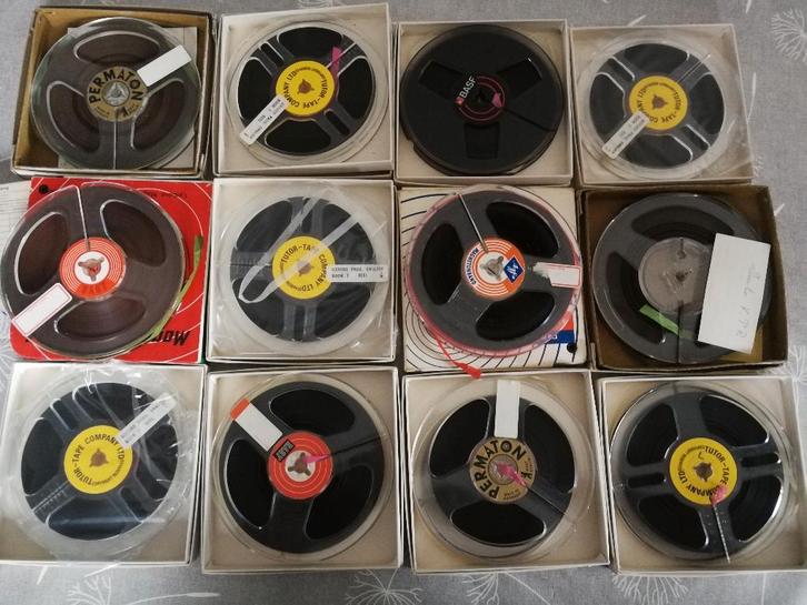 20 bandrecorder banden 13 cm (met taallessen), Audio, Tv en Foto, Bandrecorder, Bandrecorder, Ophalen