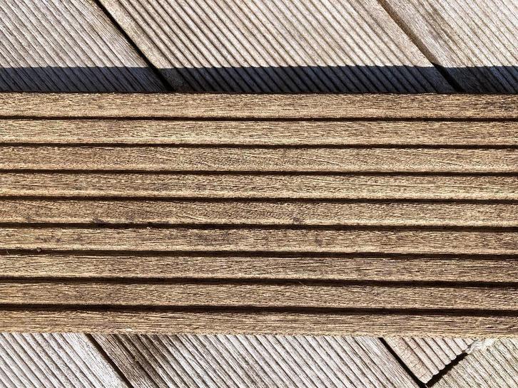 Planches de bankirai - terrasse, Bricolage & Construction, Bois & Planches, Utilisé, Planche, Autres essences de bois, Moins de 200 cm