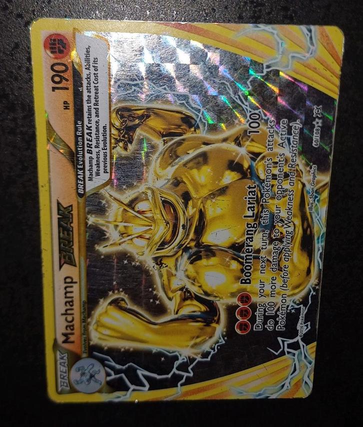 Vintage: Machamp Break 60/108 Evolutions, Hobby en Vrije tijd, Verzamelkaartspellen | Pokémon, Ophalen of Verzenden