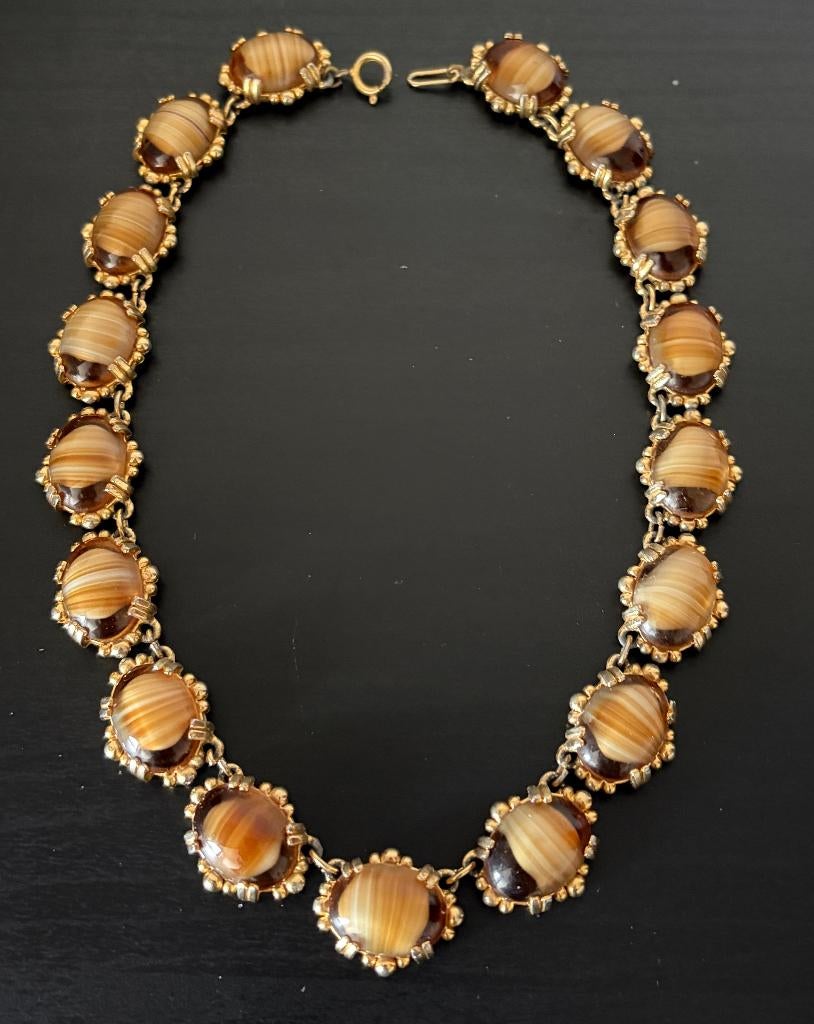 Bijoux de Fantaisie Collier Vintage 1960, Bijoux, Sacs & Beauté, Bijoux anciens, Enlèvement ou Envoi, Autres matériaux, Collier