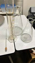 Brouwmateriaal: Erlenmeyers, densiteitsmeter, hydrometer, Hobby en Vrije tijd, Ophalen, Zo goed als nieuw