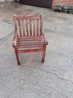 6 tuinstoelen, Tuin en Terras, Tuinstoelen, Ophalen, Gebruikt, Teakhout