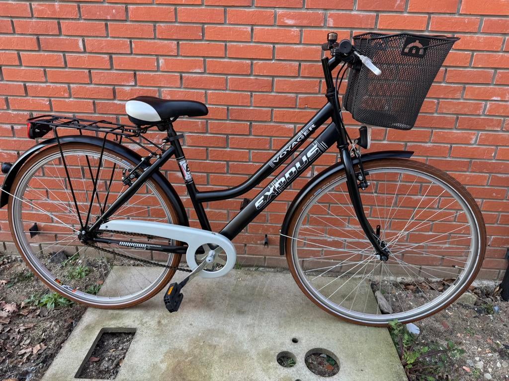 Kleinframe damesfiets met mandje zo goed als nieuw!!!, Minder dan 47 cm, Ophalen, Zo goed als nieuw, Velgrem