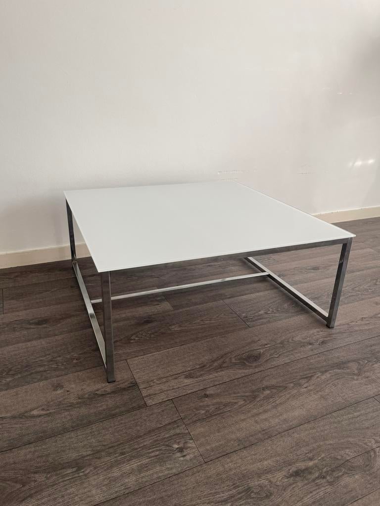 Mooie salontafel in prima staat, Maison & Meubles, Tables | Tables de salon, Enlèvement, Comme neuf, Verre