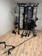 Monster G12 krachtstation met gewichten., Sport en Fitness, Ophalen, Zo goed als nieuw, Krachtstation