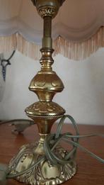 Pied de lampe (avec abat-jour d'époque), Antiquités & Art, Antiquités | Bronze & Cuivre, Enlèvement ou Envoi, Cuivre