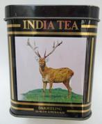 India tea Wild Life lege blikken doos Darjeeling 250 g, Ophalen of Verzenden, Gebruikt, Thee, Overige merken