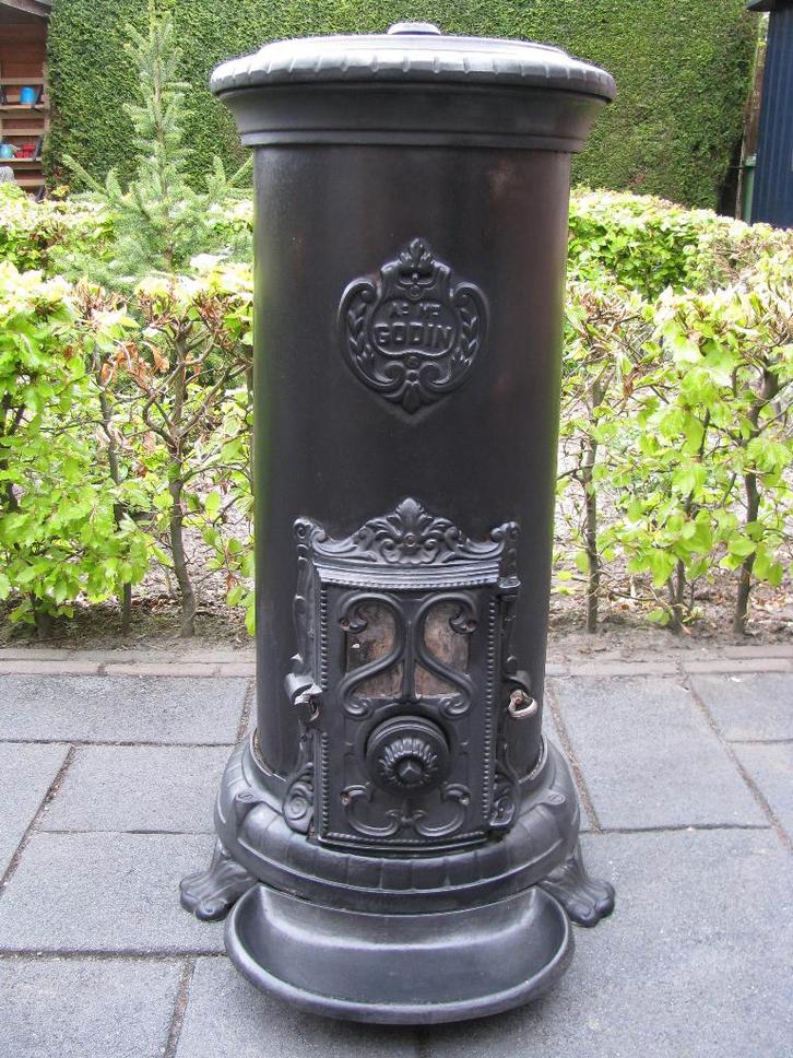 Poêle à bois ou à charbon Grote Godin 10 KW Type 3721 IZGS, Maison & Meubles, Poêles, Comme neuf, Autoportant, Multi-brûleur, Autres carburants