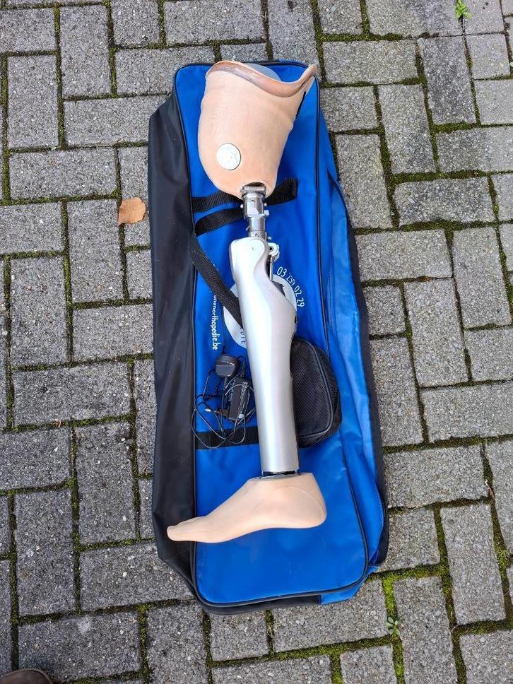 Kunstbeen Ottobock met elektronische knie, Sport en Fitness, Overige Sport en Fitness, Zo goed als nieuw, Ophalen
