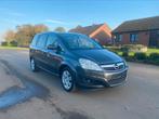 Opel Zafira 1.7d 7zit bj 2011gekeurd vvk, Auto's, Opel, Monovolume, Zwart, 4 cilinders, Leder en Stof