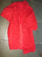 [2158] jas  rood mantel vintage met open mouwen, Gedragen, Ophalen of Verzenden, Rood