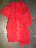[2158] jas  rood mantel vintage met open mouwen, Kleding | Dames, Ophalen of Verzenden, Gedragen, Rood