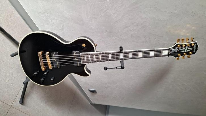 Epiphone Matt Heafy Origins Les Paul Custom 7-String, Ebony, Muziek en Instrumenten, Snaarinstrumenten | Gitaren | Elektrisch