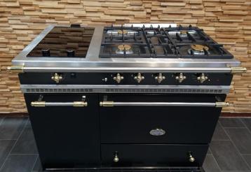 🔥Luxe Fornuis Lacanche 110 cm zwart messing 2 x Inductie  beschikbaar voor biedingen