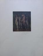 ERNST FUCHS / MYTHOLOGISCHE SZENE / KLEURETS / 52x40cm / SIG, Verzenden