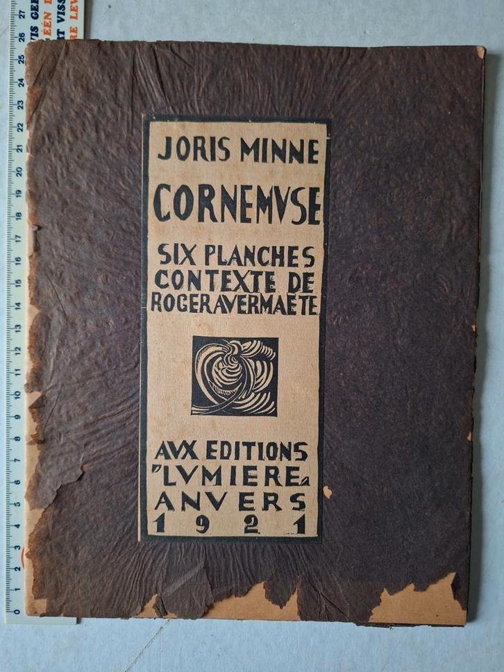 Zes houtsnedes Joris Minne in Cornemuse uit 1921, Antiek en Kunst, Kunst | Etsen en Gravures, Ophalen of Verzenden