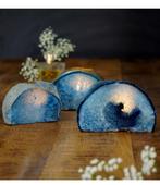 Schitterende Agaat Theelichthouders – Diverse Kleuren, Enlèvement ou Envoi, Bleu, Autres matériaux, Chandelier