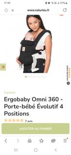 ergobaby Porte-bébé 360 4 positions - Pure Black, Kinderen en Baby's, Babydragers en Draagdoeken, Ophalen of Verzenden