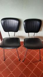 2 Soudexvinyl vintage stoelen, Ophalen, Gebruikt
